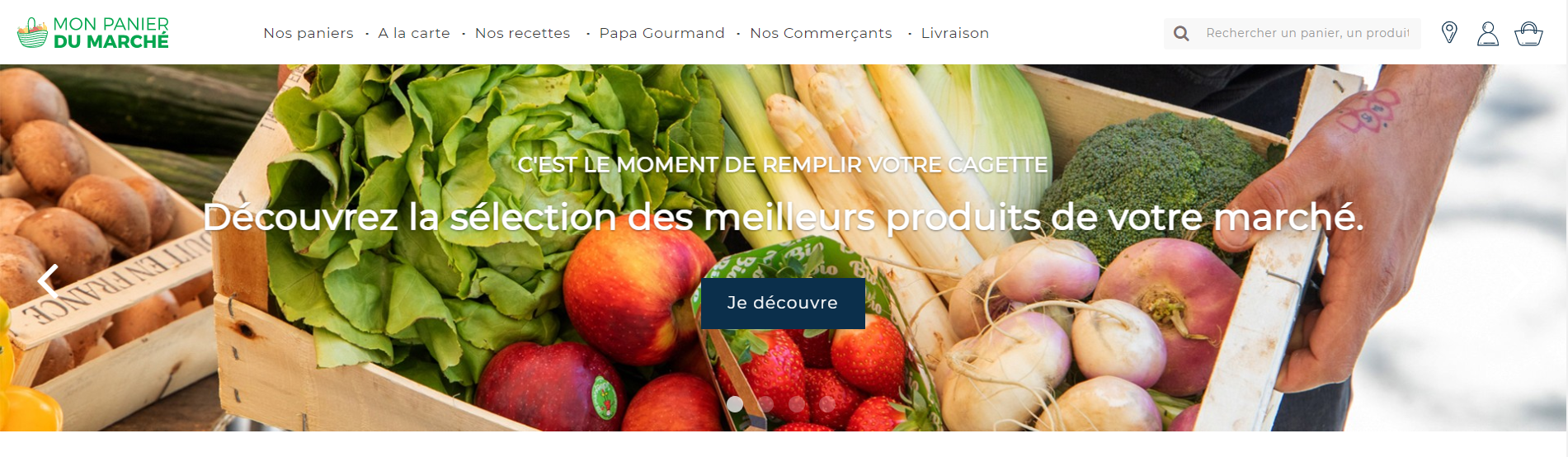 mon panier du marche homepage